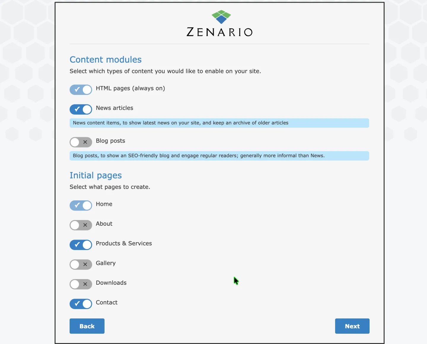 Installer With Modules To Run At Start