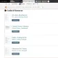 Zenario showing a Guides and Resources page with downloadable PDF documents
