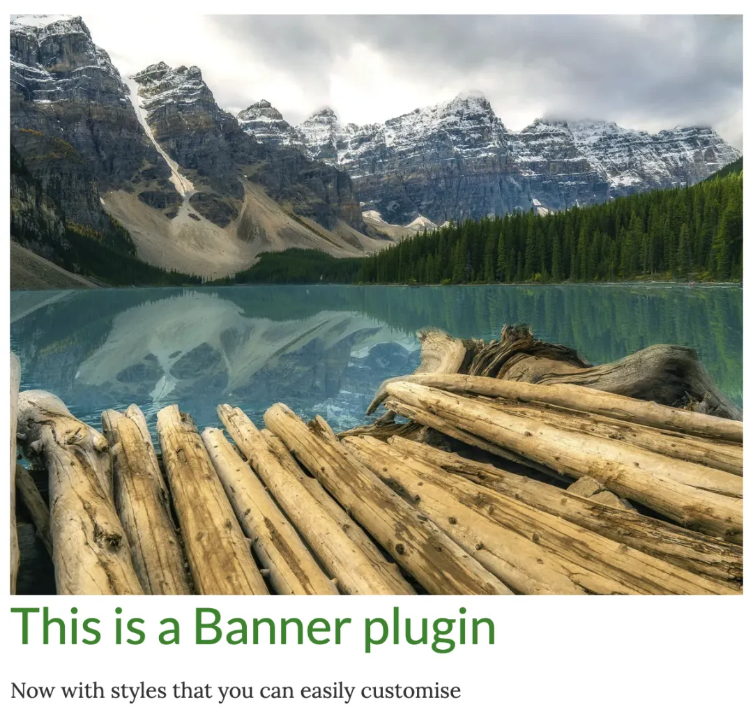 Banner Without Advertised Styles